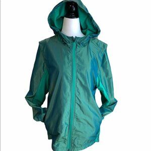 Nike Shield Green Vented Runners Jacket Me…